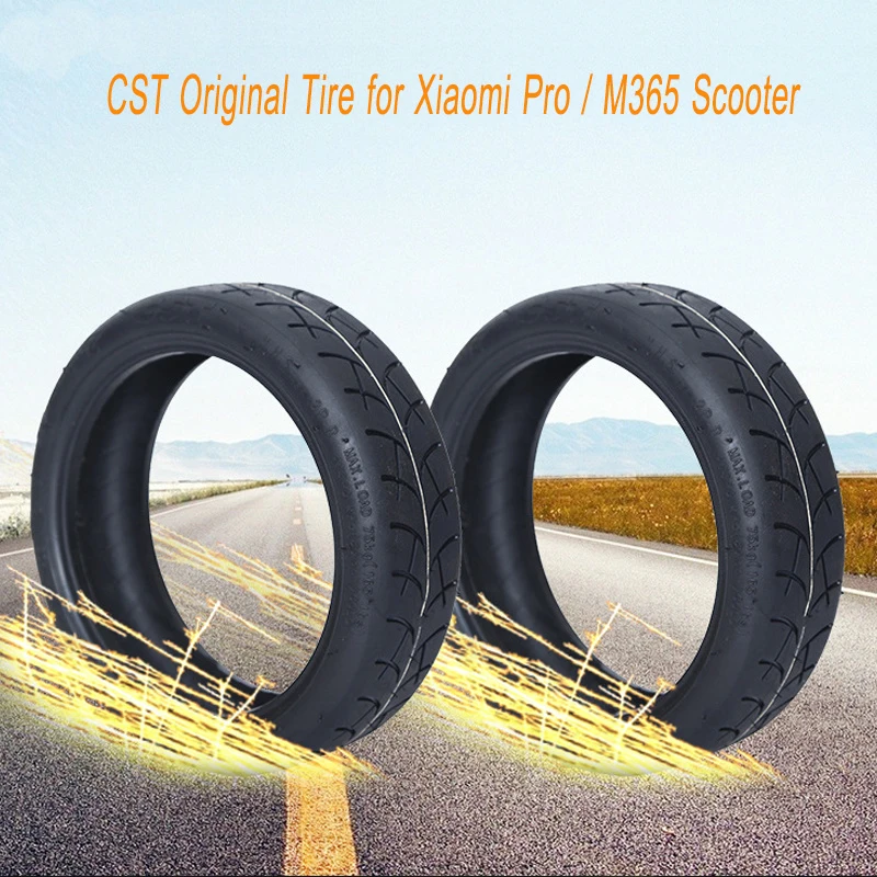 

CST Scooter Tire 8.5 inch Non-slip Pneumatic Tire Wheel for Xiaomi Mijia M365 Bird 8.5" Electric Scooter Outer Tyre 1/2 X 2 Tube