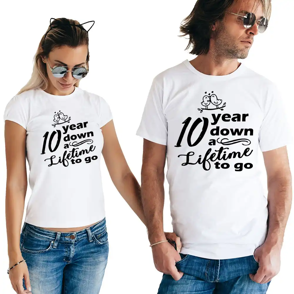 camisetas para parejas aniversario