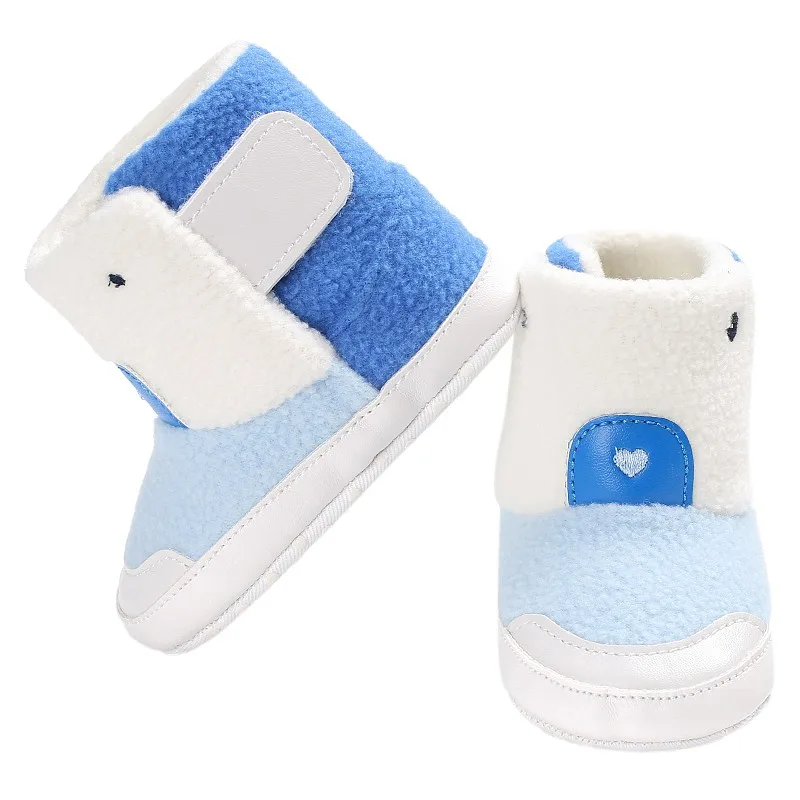 HilittlekidBaby/мягкая хлопковая Нескользящая зимняя теплая обувь в стиле пэчворк для маленьких мальчиков и девочек; детская обувь для малышей; обувь для малышей