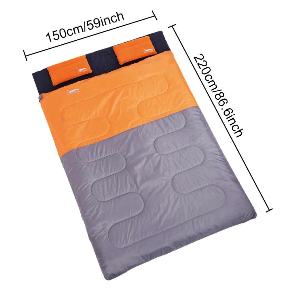 【使用感あり】FAMILY BAG ファミリーパック 2 寝袋 　2個セット 楽天市場】WAQ DD SLEEPINGBAG ファミリー用 両開きタイプ寝袋 3