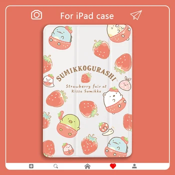 

Cartoon Animal ipad case 7th generation PU Leather Hard Back Cover PC Cases for iPad Mini 5 Case Pig Watermelon For Air 2 Mini 2