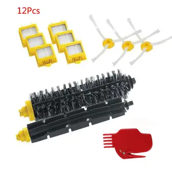 

Amyehouse Replacement Parts Kit Bristle Brush & Flexible Beater For Roomba