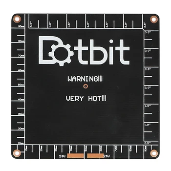 

3D Printer Accessories 100 x 100 x 2Mm 12V/24V Mini Hot Bed Double-Sided Heating Plate