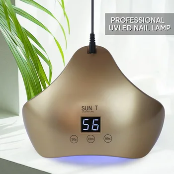 

SUN T Intelligent Phototherapy Nail Machine 24W Dual Light Source 12 Lamp Bead Timeless Painless Mode LCD Display