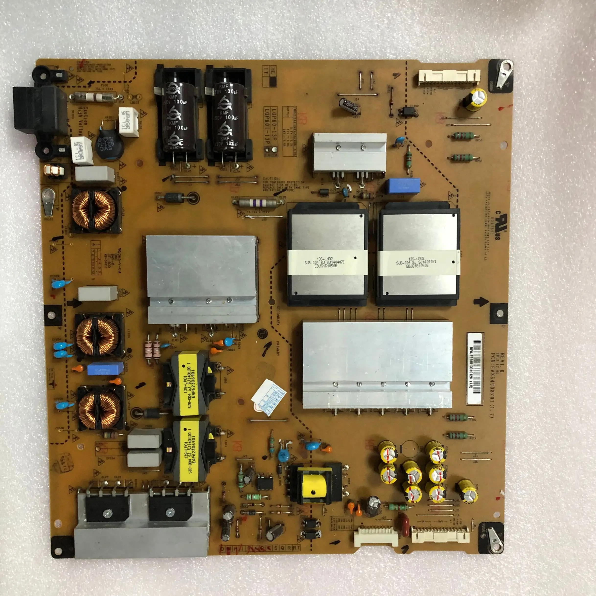 Carte D’alimentation TV LG – Modèle EAX64908201 1.7 – 60LA620S – 60 Pouces – Neuf
