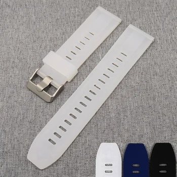

18mm 20mm 22mm 24mm Silicone Strap Watchband Sport Transparent Quick Release Band Bracelet for Samsung Galaxy Active2 Gear S2 S3