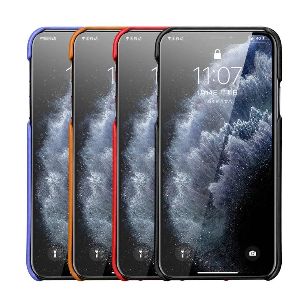 Последний чехол для телефона из натуральной кожи для iPhone 11 Pro MAX 11 Pro 11 XSMAX XR XS X, задняя крышка из воловьей кожи для iPhone 11 Capa
