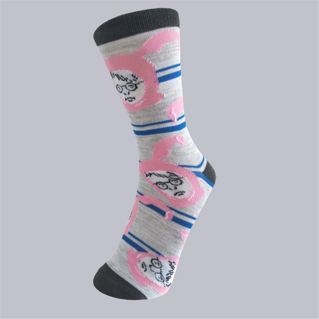Christmas Women Ladies Warm Elk Snowman Socks Casual Cotton Socks Stocke Gift