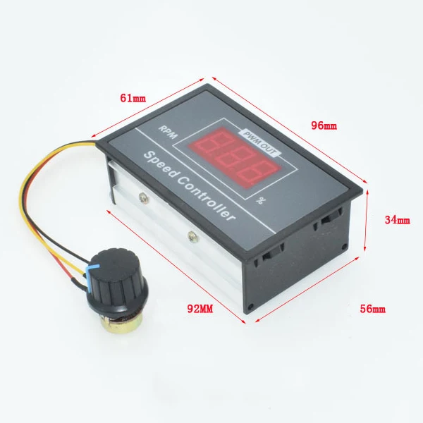 PWM 6-60V 30A цифровой регулятор скорости двигателя с цифровым дисплеем- M25