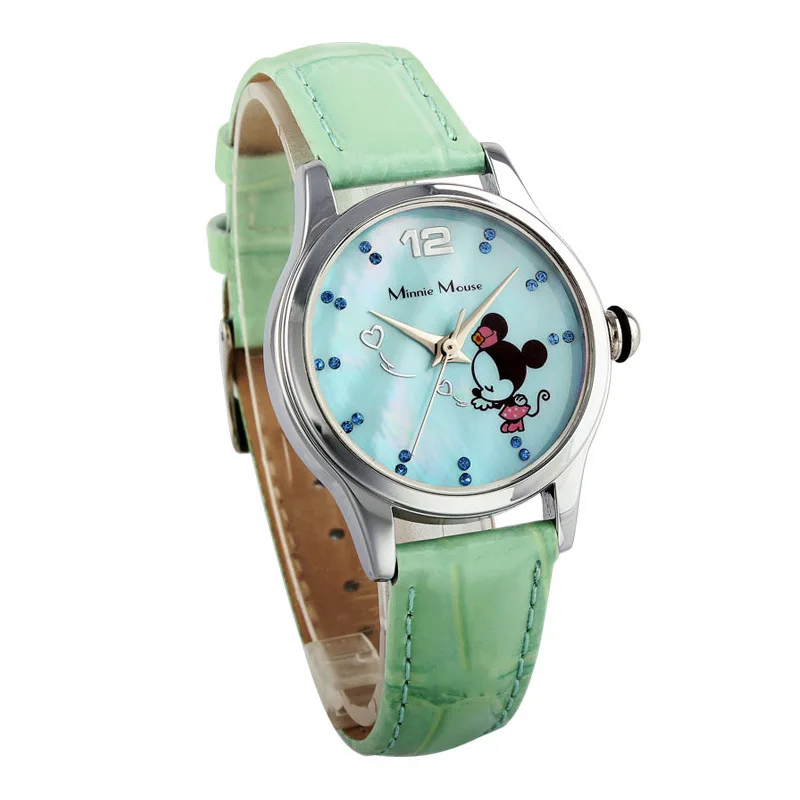 

Disney Watch Minnie Children's Watch Young STUDENT'S GIRL'S Quartz Watch Shell Dial 238