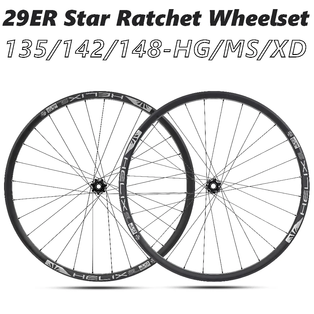 Set di ruote MTB 29er 29 pollici SunRingle Helix TR27 SL cerchio Tubeless  con M350 Star cricchetto 28H mozzo dritto 135/142/148 Boost|Bicycle Wheel|  - AliExpress