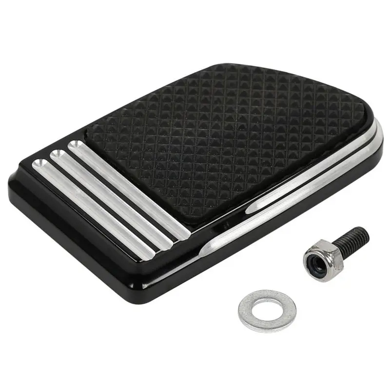 

CNC Small Brake Pedal Pad For Harley Heritage Softail Slim Fat Boy Switchback Deluxe Touring FLHTCU FLTRX FLHX FLD FLSTF FLS