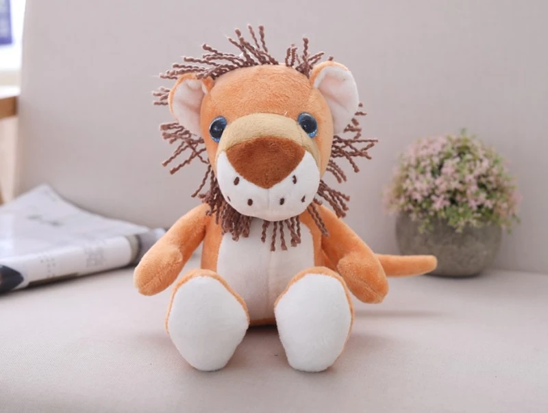 small stuffed lion toy