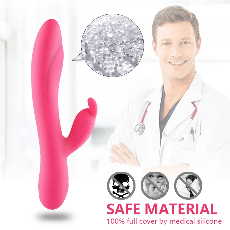 Dildo G Spot Vibrator for Women Clitoris Stimulator Heating AV Stick Rabbit Vibrators Female Masturbators