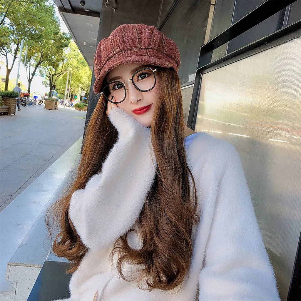 Шапка женская шапка мужская шапка gorros mujer invierno Женские шляпа осень-зима модная повязка на голову, повязка на голову, Головные уборы парик Ha
