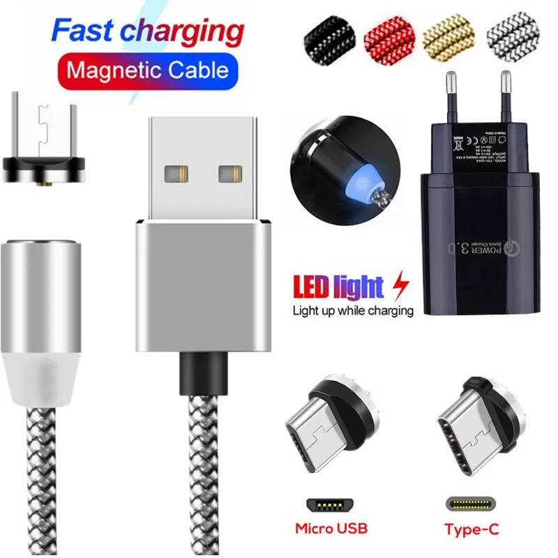 Магнитный usb кабель QC 3 0 быстрая зарядка зарядное устройство для Meizu 1 6s 16xs note 9 mx7 mx6