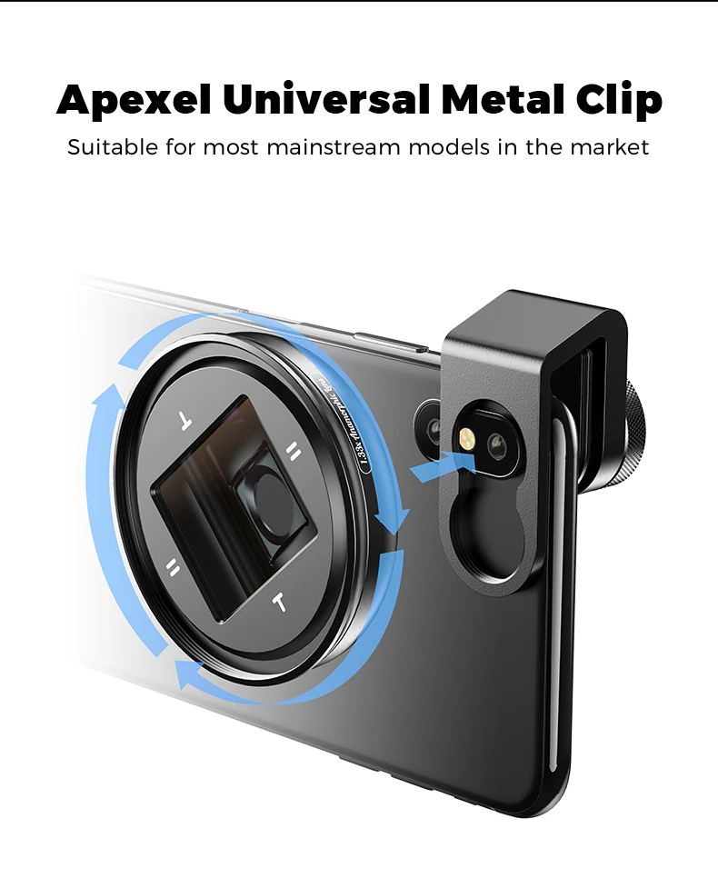 APEXEL professional 1.33x anamorphic lens HD WideScreen moive Lens 7