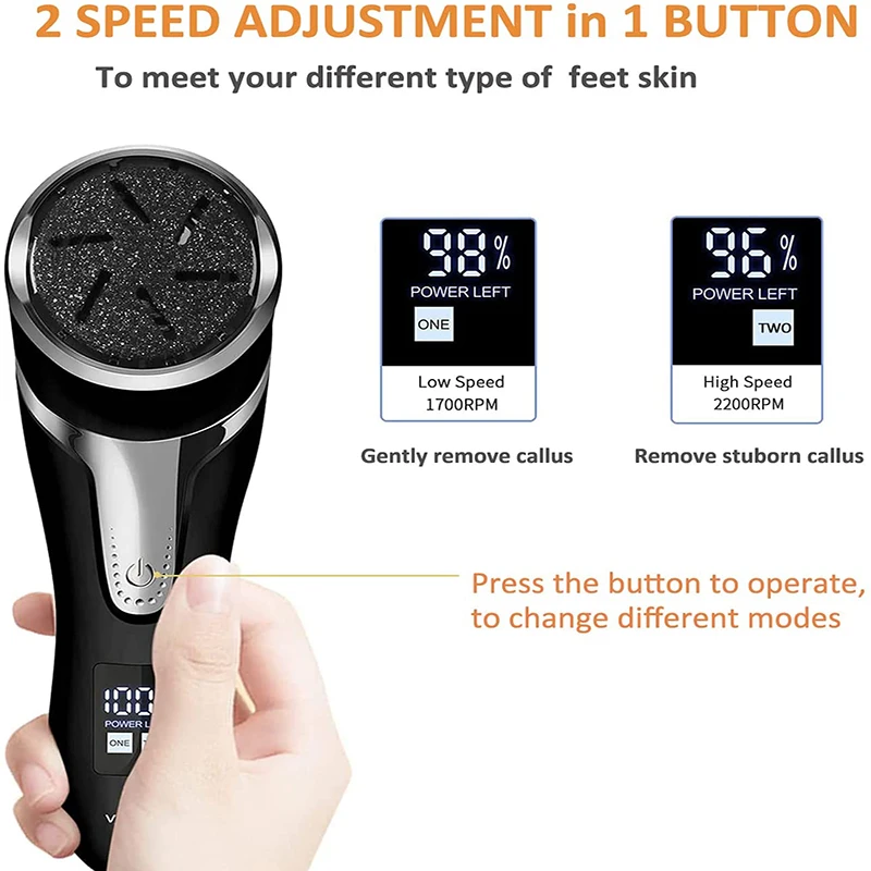 LED Display Elektresch Foussfeil Pediküre-Tools Zwee-Gang Vakuum Pediküre Maschinn Doudeg Haut Schwielentferner Portable Fousspfleeg-Tool_voghion.com