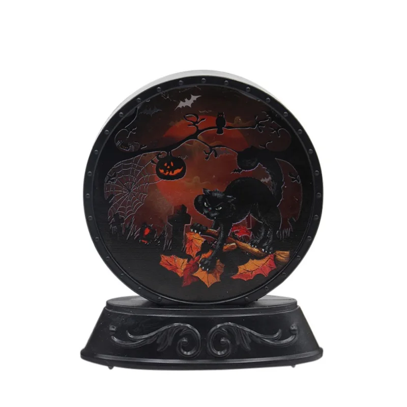 Halloween Decorative Lamp Desktop Night Light For Indoor Festive Home Bar Store Decoration Battery Operated - Цвет: C