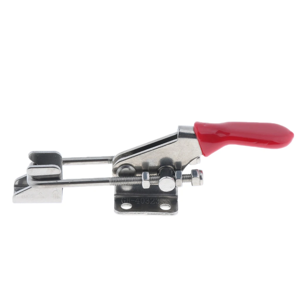 374lbs Capacity Heavy Duty 304 Stainless Steel Adjustable Latch U Bolt Self-lock Toggle Clamp