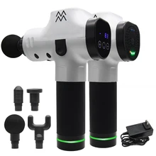 Пистолет для массажа мышц, массажер для глубоких тканей, терапия, пистолет для упражнений, облегчение боли в мышцах, коррекция фигуры