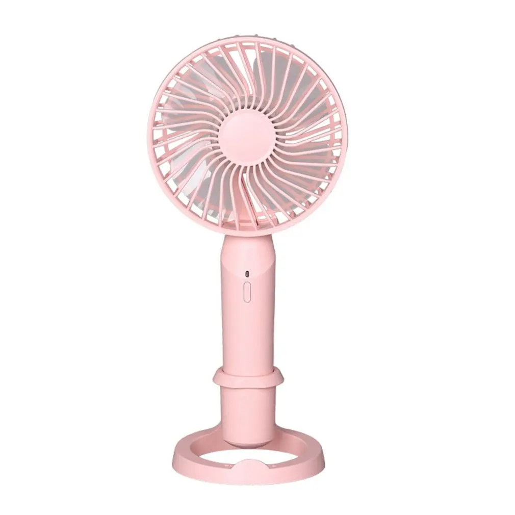 

Usb Mini Fan New Outdoor Portable Charging Handheld Small Fan Phone Holder Cute Solid Color Fan Cooling Aid