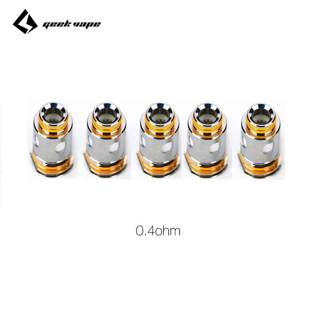 0.4ohm 5 шт./упак. Geekvape Aegis Boost замена катушки 0.4ohm/0.6ohm головки для Geekvape Aegis Boost pod kit электронная сигарета катушки - Цвет: 0.4ohm