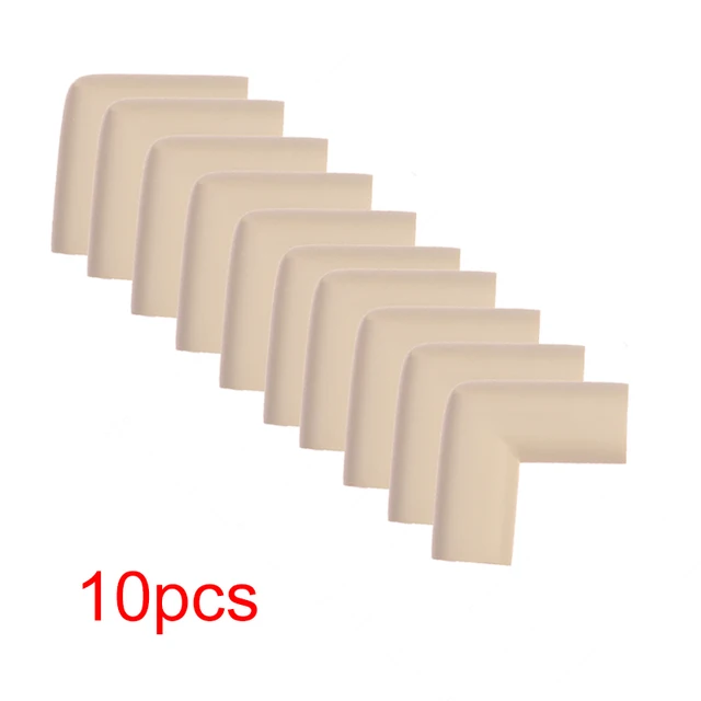 5/8/10Pcs Child Baby Safety Silicone Protector Table Corner Edge Protection Cover Children Anticollision Edge & Guards Light Yellow