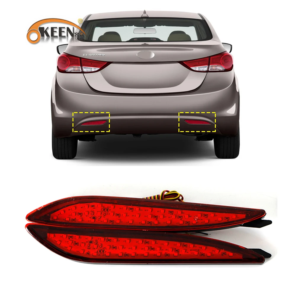 2 шт. светодиодный задний фонарь для Hyundai Elantra 2012|Фара авто в сборе| |
