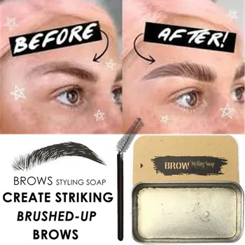

3D Feathery Brows Makeup Gel Waterproof Soap Brows Long Lasting Eyebrow Cream waterproof water eyebrow tint ointment cosmetics