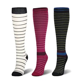 

Medical Compression Stockings 20-30 Mmhg Pressure Sports Socks Cotton Wave Point Composition Sports Breathable Elastic Socks
