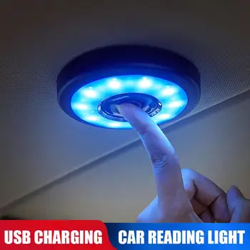 

Vehemo Led Light Car Roof Light Trunk Light Ceiling Dome for Auto Reading Light Universal USB Charging Touch Type for Vehicle