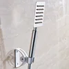 Soporte de cabezal rociador de ducha de aluminio, accesorios de baño, montaje de enchufe de pared, pulverizador práctico ► Foto 2/6