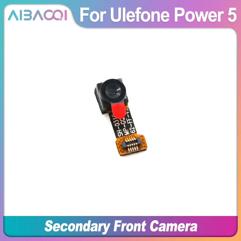 AiBaoQi новый оригинальный Ulefone power 5 0.3MP тиски Передняя камера запасные части замена