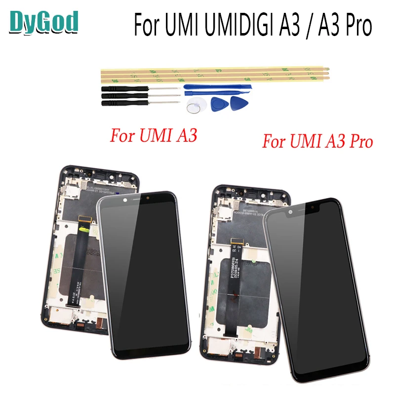 ЖК-дисплей Дисплей для UMI UMIDIGI A3 сенсорный Экран телефон s планшета Ассамблеи