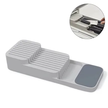 

Kitchen Tools Kitchen Drawer Organizer Storage Box Tray with Compartments Kitchen Knife Drainer Case for Cutlery Silverware