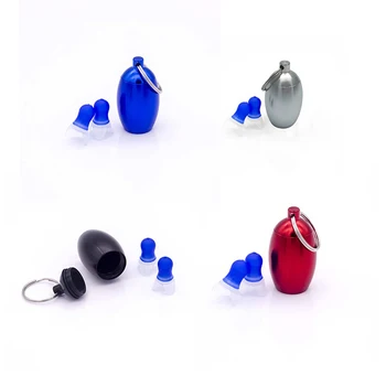

1 Pair Anti-Noise Ear Protectors Noise Cancelling Ear Plugs Waterproof Soft Silicone Earplugs For Sleeping Swimming Flight
