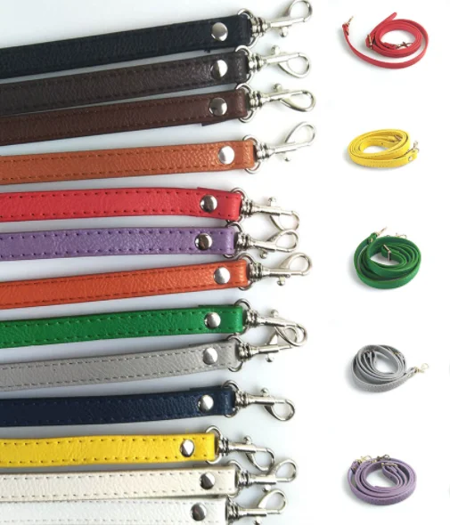 

HJKL120 cm Quality Leather Shoulder Bag Strap Fashion Accessories DIY Cross Adjustable Belt Bag New Solid Bag Strap Replacement