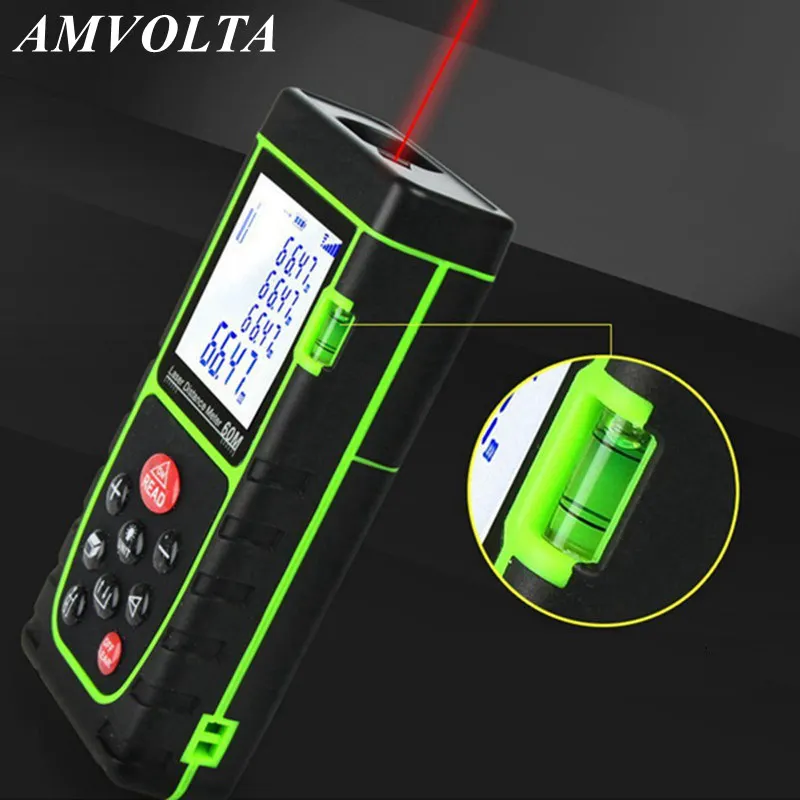 Лазерный дальномер AMVOLTA 100 м 80 60 40 лазерный цифровая лазерная рулетка