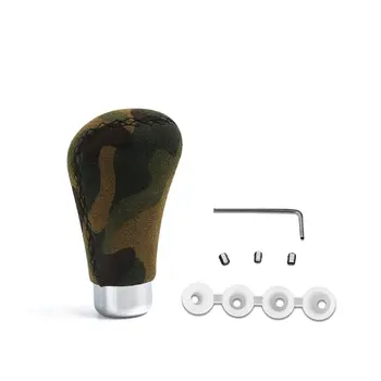 

CNSPEED Gear Gear Shift Collars Cover Camouflage Suede Hand Brake Shift Handle Stick Sleeve Case Antiskid for Car Universal