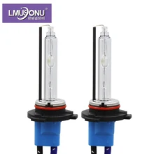 LMUSONU 1 пара 9005 ксеноновая лампа 12 В 35 Вт 55 Вт Высокий яркий AC ксеноновая 9005 металлическая основа быстрая яркая 9005 ксеноновая лампа 5500K