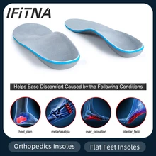 

Winter Plantar Fasciitis Arch Support Orthopedic Insoles for Warm Shoe Insert, Flat Feet Orthotics Insoles for Men Women Sneaker
