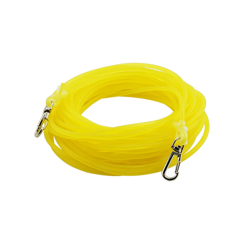 Fishing Rope 3/5/8/10/15/20m Fishing Pole Rope Protection Elastic Rubber rope Prevent Missing Hooks Safety Anti-winding Hose Anti-bite