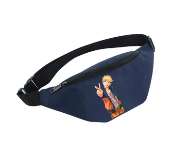 

Waist Bag women Belt Waterproof Chest Handbag Unisex Fanny Pack Ladies Waist Pack Belly Bags For anime Naruto