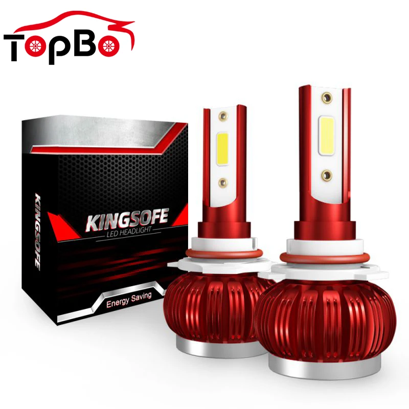 2 шт. Автомобильные светодиодные лампы K1 COB H1 H4 H7 H8 H9 H11 9005 9006 6000LM | Автомобили и