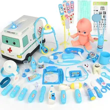 Детские наборы "Доктор", ролевые Игрушки для мальчиков и девочек, медицинский набор, доктор медсестры, ролевые игры, эмульсионные игрушки для детей, игровой дом для девочек