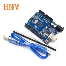 Один комплект UNO R3 (CH340G) ATMEGA16U2 + чип MEGA328P для Arduino UNO R3 макетная плата + USB кабель