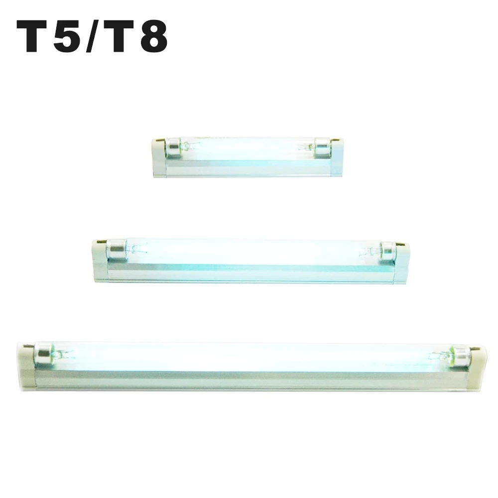 T5 Ultraviolet Lamp for Disinfection Cabinet 220V UVC Germicidal Lamps Sterilamp for Sterilization 4W 6W 8W UV Light Tube Ozone
