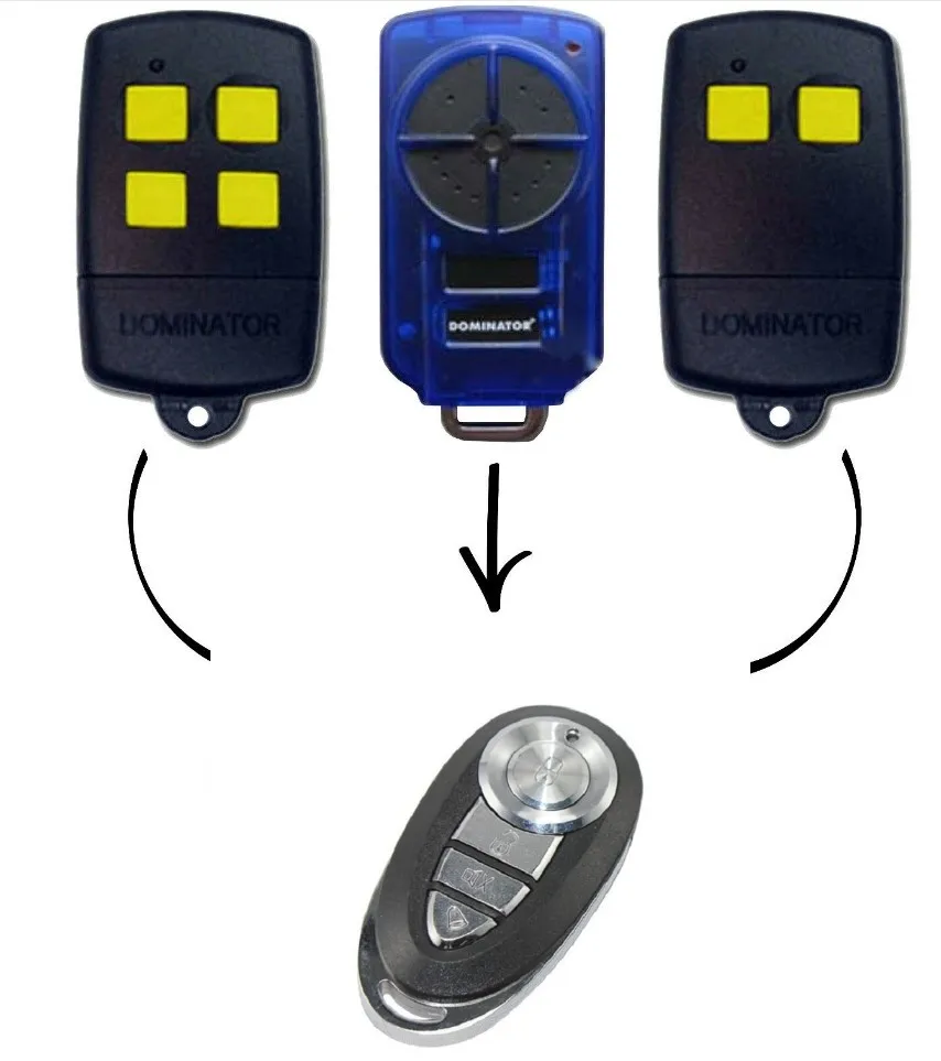 

10pcs Dominator remote DOM 501, DOM 502,DOM505 433.92mhz replacement Rolling code Garage/Gate door opener