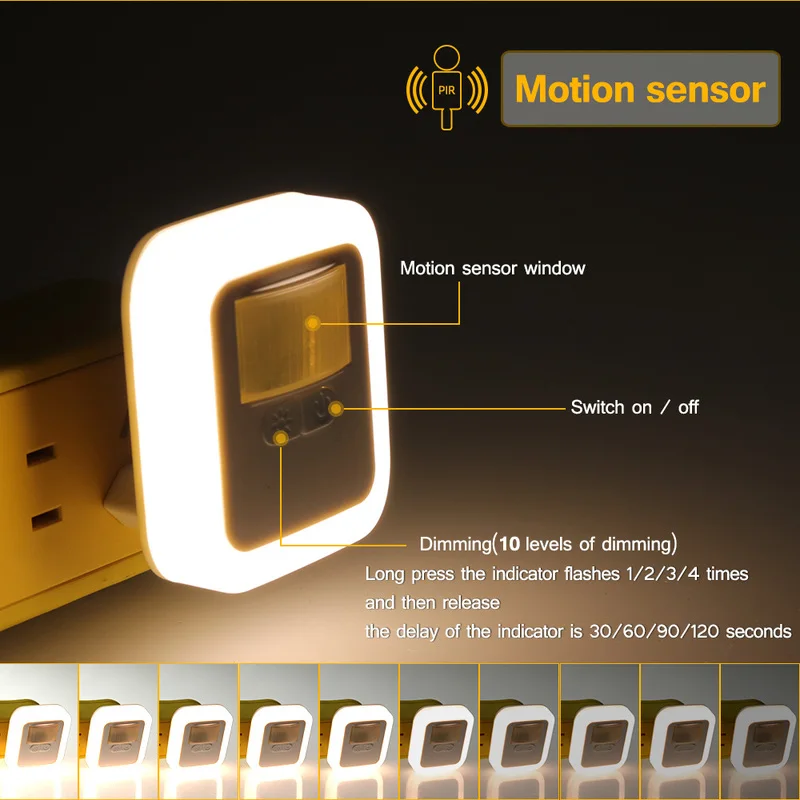 led Night light Motion Sensor Light Bedroom Decor Lamp Home Staircase Closet Aisle Decorative Night Lamp Christmas Gift for kids led night light night light motion sensor night light